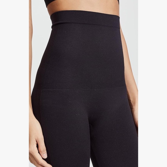 NEW SPANX Women's High Waisted Tummy Control Look at Me Now Black Leggings Med - Picture 4 of 9